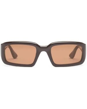 Port Tanger Mektoub Rectangle-Frame Sunglasses - Pink