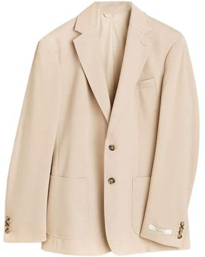 GANT Button-Fastening Blazer - Natural