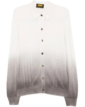 Svevo Cashmere Ribbed Shirt - Gray