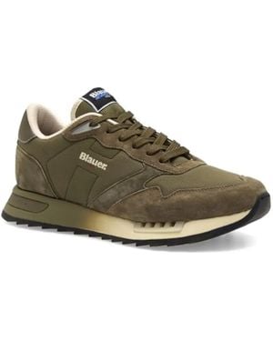 Blauer Ryder01 Lace-Up Trainers - Green