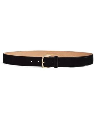 DSquared² Velvet Buckled Belt - White