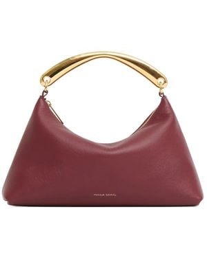 Mansur Gavriel Rhea Schultertasche mit Henkel - Lila