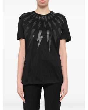 Neil Barrett Graphic-Print T-Shirt - Black