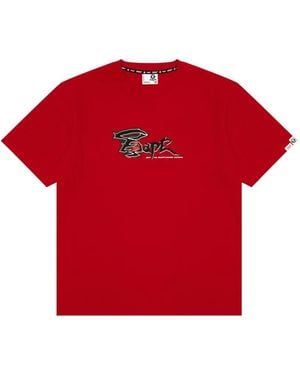 Aape By A Bathing Ape Graphic-Print T-Shirt - Red