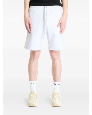 Carhartt Shorts Sportivi Con Logo - Bianco