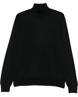 GIUUNO Jersey con cuello vuelto - Negro