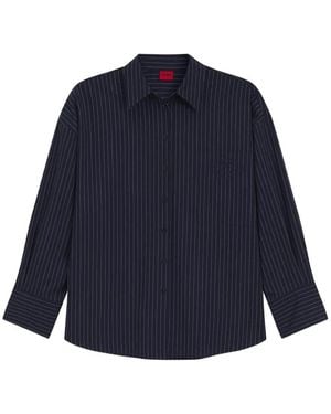 HUGO Regular-Fit Blouse - Blue