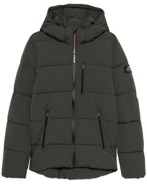 Ecoalf フーデッド パデッドジャケット - グリーン