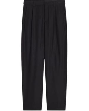 Maison Kitsuné Pleated Trousers - Black