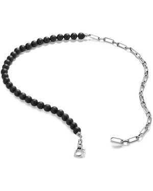 Thomas Sabo Collier À Perles En Obsidienne - Multicolore