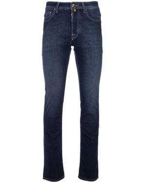 Jacob Cohen Straight Jeans - Blauw