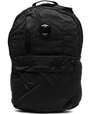 C.P. Company Mochila Con Detalle Lens - Negro