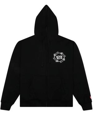 ICECREAM Loop Graphic-Print Hoodie - Black