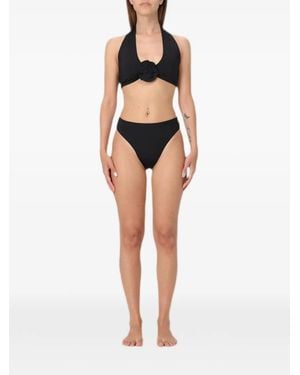 Maygel Coronel Klassischer Neckholder-Bikini - Schwarz