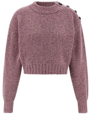 Chloé Chloã Donegal Wool Jumper - Purple