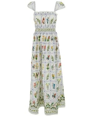 FARM Rio Tropical Porcelain Maxi Dress - White