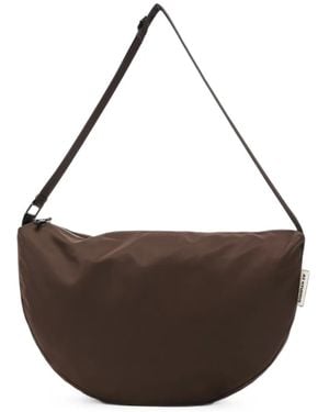 Ay Studio Borsa Messenger A Mezza Luna - Marrone