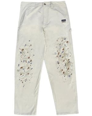 Evisu Hose Mit Möwen-Print - Weiß