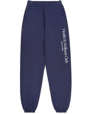 Sporty & Rich H&w Crest トラックパンツ - ブルー