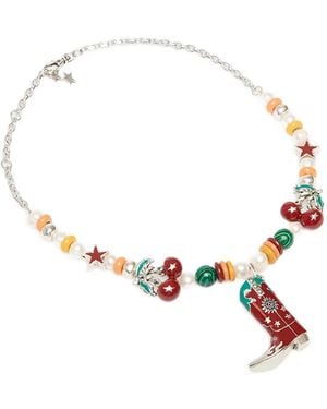 Twojeys Summer Boot Halskette - Weiß