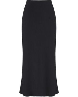 Gloria Coelho X Isabella Fiorentino Midirock Mit Schlitz - Schwarz