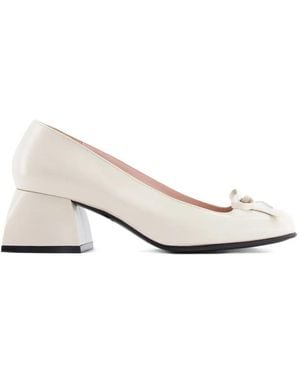 NODALETO Node Bow Bulla Pumps - Natural