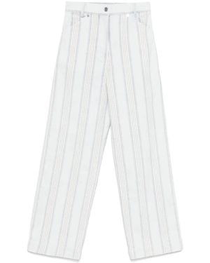 Sandro Jeans A Righe - Bianco