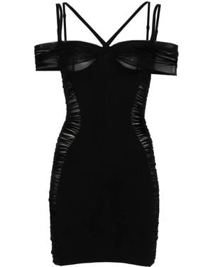 Mugler Abito stile corsetto - Nero