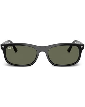 Ray-Ban Rectangle-Frame Sunglasses - Green
