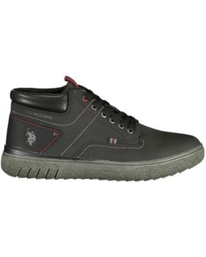 U.S. POLO ASSN. Lace-Up Ankle Boots - Black