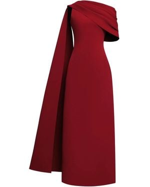 Chats by C.Dam Abito Con Maniche Ad Aletta - Rosso