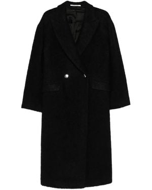 Tagliatore Lindena Double-Breasted Coat - Black