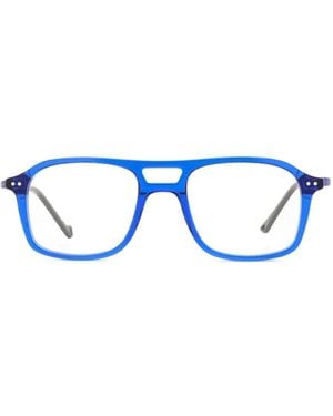 Eyepetizer Occhiali Big Sur Con Montatura Stile Pilota - Blu