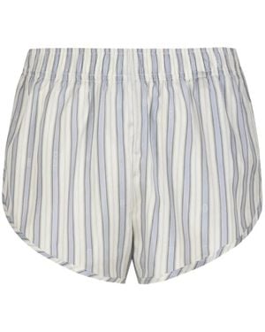 Gucci Interlocking G Zijden Baiadera Shorts Met Jacquard - Wit