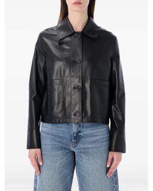 S.W.O.R.D Buttoned Cropped Jacket - Black