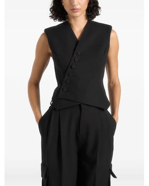 Manière De Voir Chaleco Laurence Cruzado - Negro