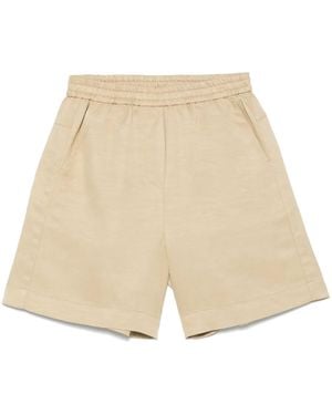 Nude Twill Shorts - Natural