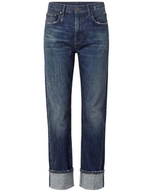R13 Romeo Cuffed Jeans - Blue