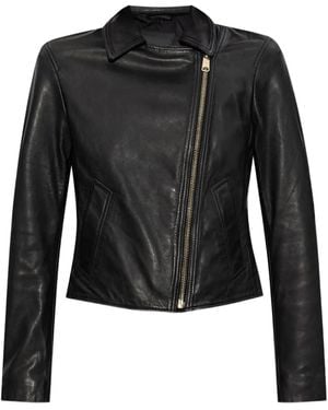 AllSaints Leather Jackets - Black