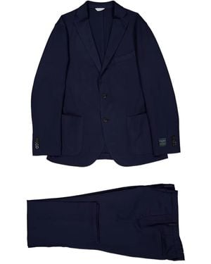 Boglioli Single-Breasted Suit - Blue