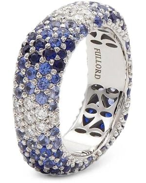 FULLORD Ghost Sapphire And Diamond Ring - Blue