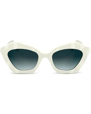 KARL LAGERFELD Geometric-Frame Sunglasses - Green
