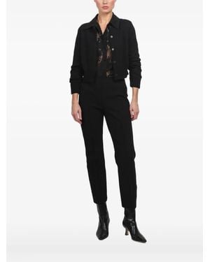 High Sport Long-Sleeved Cardigan - Black