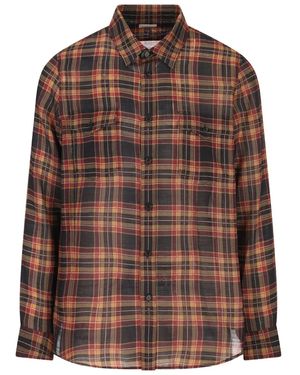 Saint Laurent Shirts - Brown