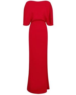 16Arlington Dona Maxikleid Mit Cape-Ärmeln - Rot