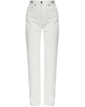 Versace Medusa-Plaque Jeans - White