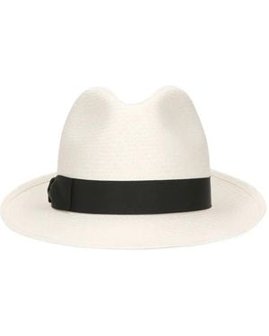 Borsalino Monica Panama Hat - White