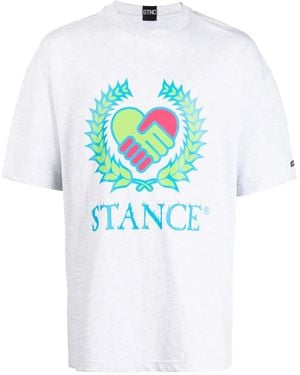 Stance T-Shirt Con Stampa - Bianco