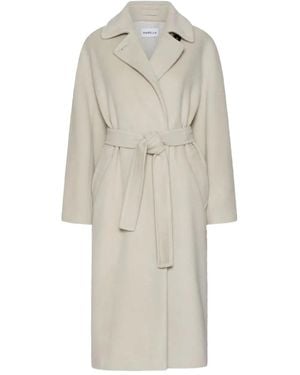 Marella Mantel mit Gürtel - Weiß