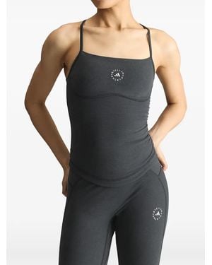 adidas By Stella McCartney Studio Cropped-Top - Schwarz